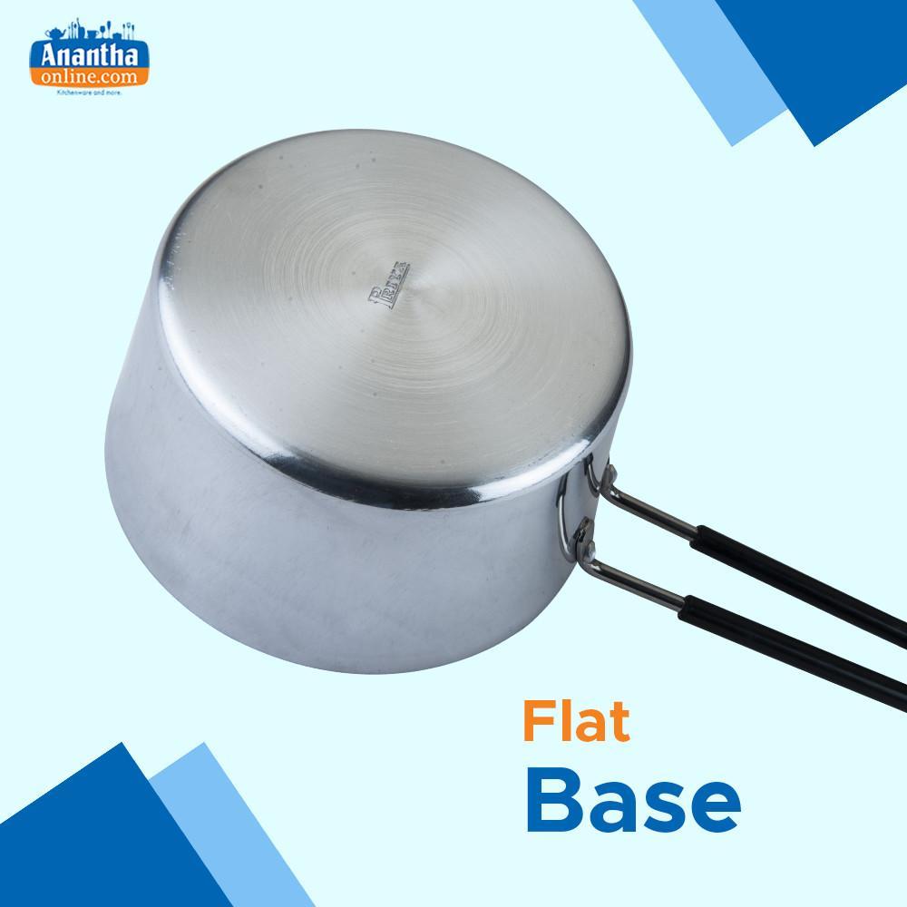 AL MIRROR FINISH MILK PAN SS/H - 12